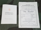 1943 Vienna Opera Pamphlets (Lot of 4)