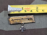 WWI German Brooch with Iron Cross - Made from Artillery Shell Band