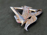 Beethoven's 5th Symphony V for Victory Music Note Eagle Pin