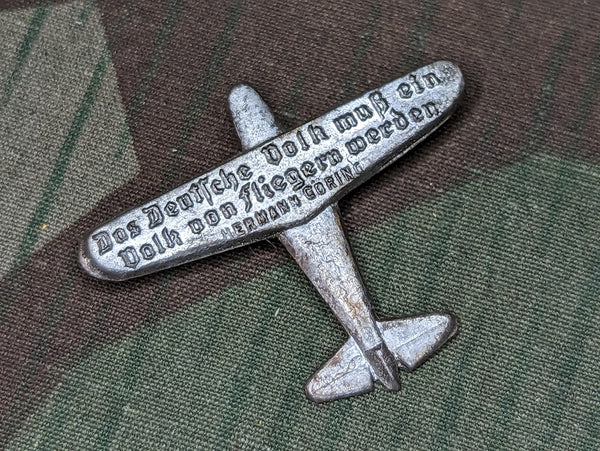 Herman Goring Airplane Tinnie Pin