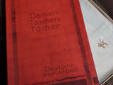 Damen Taschen Tücher 3 Hankies in Box Deutsche Wertarbiet