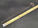 Crossed Rifle Sweetheart Necklace