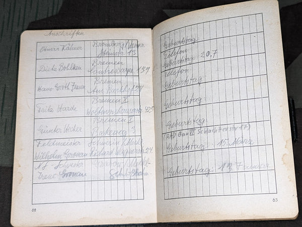 1942 Day Planer for the NSLB Teachers Union Interesting