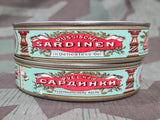 Sardine Tin Russian Sardines in Oil Original Label