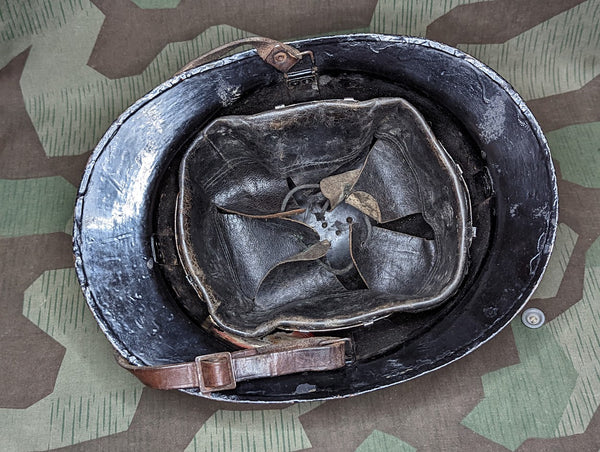 WWII Belgian Gendarmerie Helmet Named