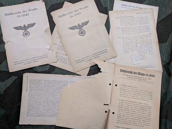 Lot of 10 AS-IS Bildbericht der Woche Pamphlets
