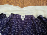 Blue Polka Dot Dress with Ties <br> (B-43" W-36" B-43")
