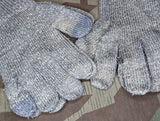 Gray Wool Gloves Economy German Reenactment Gloves