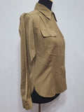 Women's OD Wool Blouse (Officer's?) <br> (B-39" W-34.5")