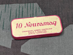 Vintage German Headache Medicine Tin Neuramag Berlin Tempelhof
