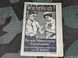 Wie Helfe Ich? Original First Aid Book 1934