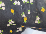 Plus Size Flower Print Dress <br> (B-53" W-46" H-54")