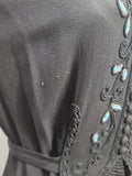 Black Dress with Beading and Soutache <br> (B-35" W-30" H-36")