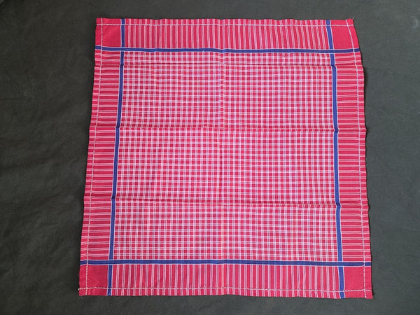 Red Plaid Handkerchief