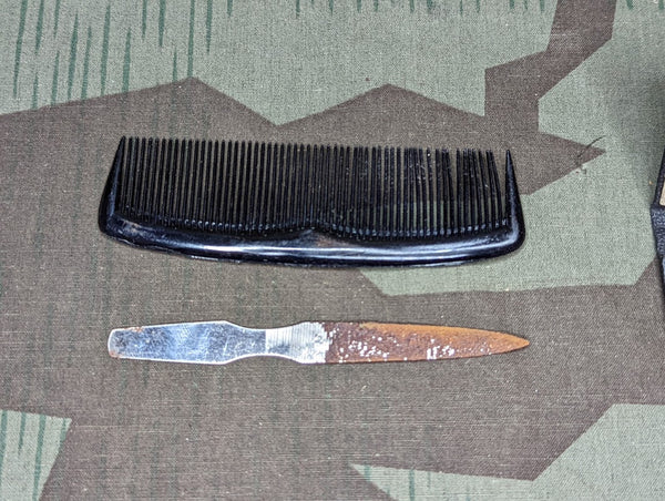 Travel Mirror, Comb and File Set