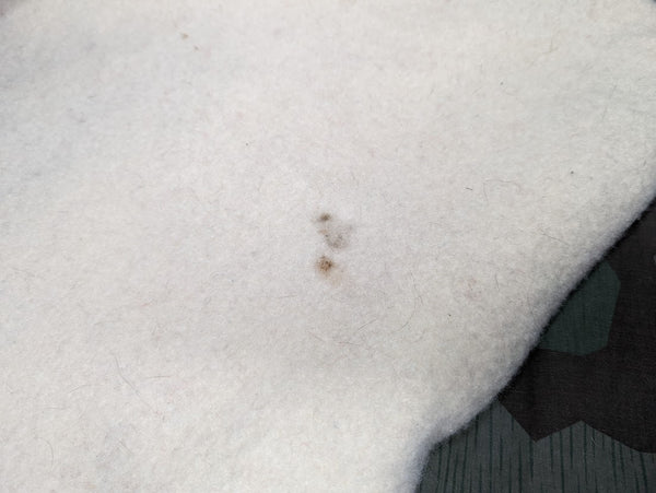 Original Pre War German Army Blanket 2 Red Stripe