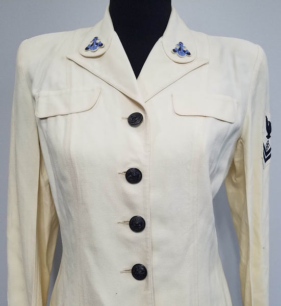 Navy WAVES White Uniform <br> (B-38" W-28" H-38")