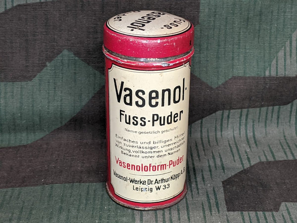 Original Vasenol Fuss-Puder Container