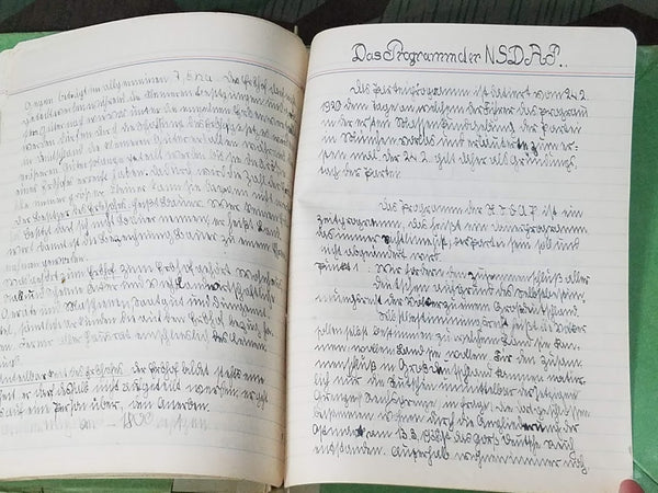School Notebook on the Third Reich