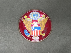 Domed Glass US Eagle Sweetheart Pin