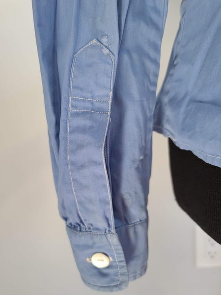 WAVES Reserve Blue Blouse (as-is) <br> (B-34" W-29")