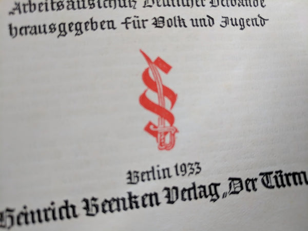 Der Vertrag von Versailles Booklet 1933