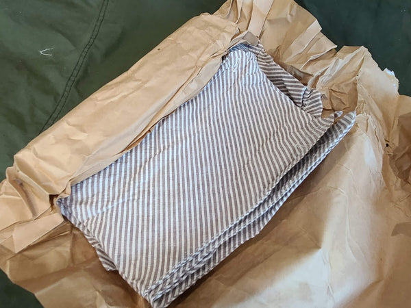 NOS 1944 Roll of 10 Seersucker Nurse Hats