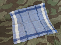 Blue and White Civilian Taschentüch Handkerchief
