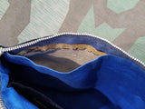 Black Velvet Clutch Purse with DRP Zipper