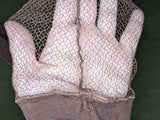 Lady Windsor Fishnet Seamed Stockings (Size 10)