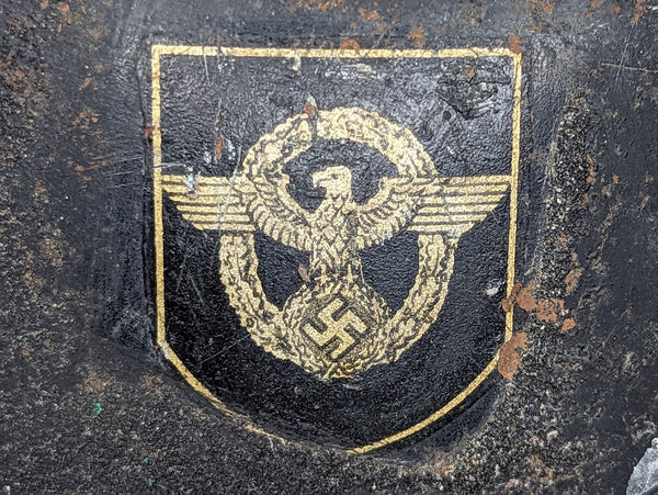 Camouflaged German Fire Helmet