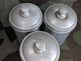 Aluminum Container Set: Coffee, Tea, Sugar