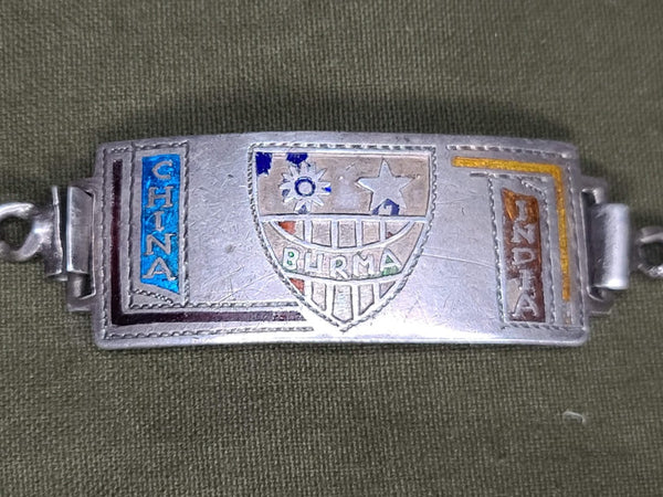 CBI (China, Burma, India) Silver Bracelet