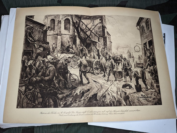 Der Weltbrand Book w Prints (AS-IS)