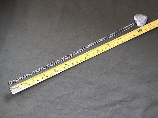 Large Paratrooper Jump Wings Heart Locket Necklace