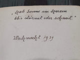 Weihnachten 1939 Present Book "Der Klöster Jäger"