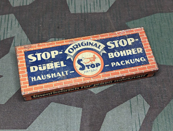 Original German Fastener Tin Stop