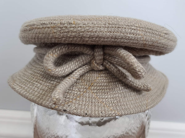 Tan Wool Tilt Hat