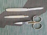 Small Leather Pouch Hygiene Set