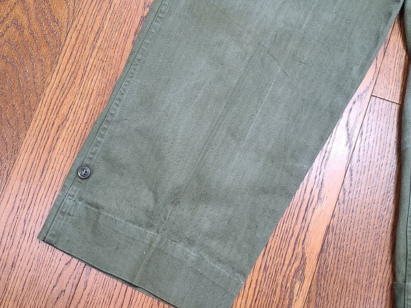 Women's Army HBT Trousers S <br> (23"-26" Waist)