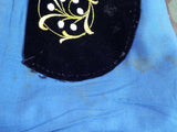 Black Velvet Clutch Purse with DRP Zipper