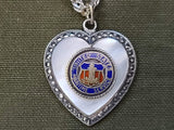 Merchant Marine US Maritime Service Sweetheart Necklace