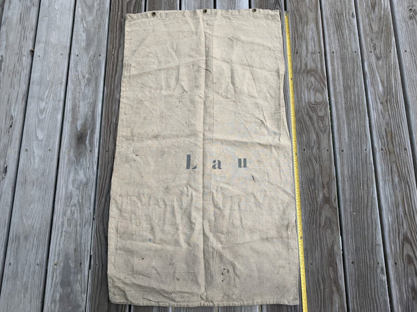 Large Grain Sack Marked Lau