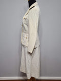 Navy Nurse NNC White Uniform Jacket and Skirt <br> (B-36" W-26" H-38")