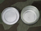 1940 Aluminum Butter Dish w/ Glass Insert
