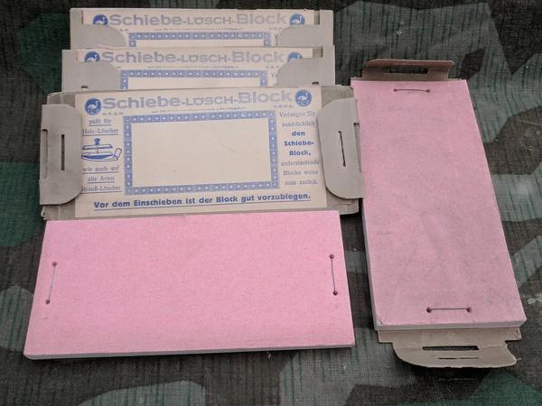 DRGM Schiebe-Lösch-Block Blotting Paper Replacements