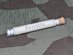 Reproduction Pervitin Tube with 200mg Caffeine Pills