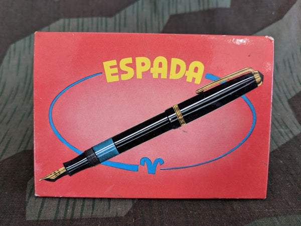 Vintage German Espada Pen Advertisement Small Sign