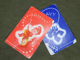 Army & Navy Playing Cards WWII