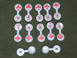 American Red Cross Tin Tabs (Set of 12)